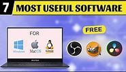 7 Most Useful FREE SOFTWARE For PC Everyone Should Know!