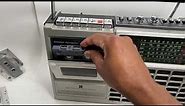 National Panasonic Retro Boombox Radio RQ-554FTS Cassette Player Shortwave FM MW