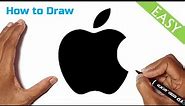 How to Draw Apple Logo Step by Step | Apple Logo Drawing