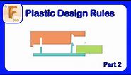 Plastic Part Design Series Episode 2 - Rib and Snap Latch Design Considerations #Fusion360