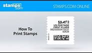 How to Print Postage Stamps - Stamps.com Online