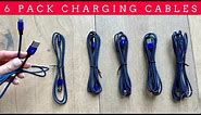 6 Pack iPhone Charging Cables