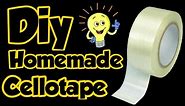 Diy Cellotape - How to make Cellotape at home/Homemade diy transparent tape/Cellotape Making at home