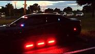 2015 Dodge Charger Police Car LED Police Lights outfitted by HG2 Emergency Lighting