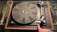 How to Remove the platter from a dual 1237 vintage turntable in order to change the belt