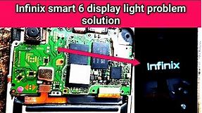 infinix smart 6 display light problem solution