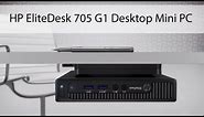 HP EliteDesk 705 G1 Desktop Mini PC Quick Review (4K)