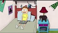 rick and morty - morty's father enters morty's room