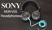 SONY MDR-V55 DJ Stereo Headphones | Unboxing