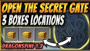 FIND & OPEN THE SECRET DRAGONSPINE DOOR | Lux Chest + Tablet | ALL 3 Box Locations | Genshin Impact