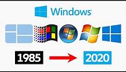 Evolution of Microsoft Windows 1985-2020