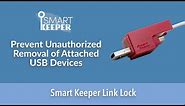 GUIDE to Secure USB Connections w/ Smart Keeper Link Lock: Lock-down Cables, Prevent Insider Attacks