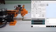 CNC pen plotter, machine setup and Software video