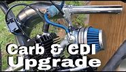 Motorized Bike High Performance Carburetor and CDI Upgrade