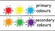 Learn Primary & Secondary Colors | Colors for Baby, Toddler, Kids