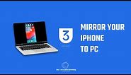 How to Mirror iPhone to PC | Free | 2022