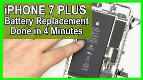 iPhone 7 Plus Battery Repair & Replacement In 4 minutes