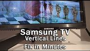 Samsung TV VERTICAL Lines On Screen Fix!