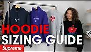 THE DEFINITIVE 2024 SUPREME HOODIE SIZING GUIDE: Watch Before Buying KAWS and Box Logos! XL SIZING?