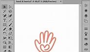 hand & heart | logo design #hand #heart #love #logo #design #brand