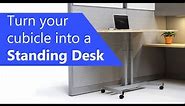 Cubicle to Standing Desk Retrofit