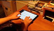 iPad Pro On-Screen Keyboard Typing