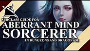 Aberrant Mind Sorcerer Subclass Guide for Dungeons and Dragons 5e