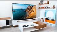 The BEST OLED 4K TV in 2021 - Living Room TV Setup Tour