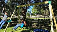 How To Build A Swing Frame From 4x4's: Quick, Cheap & Easy DIY Swing Set