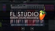 EDISON | Audio Recording introduction