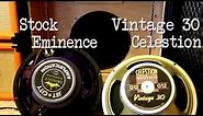 Celestion Vintage 30 vs. Eminence Speaker Comparison