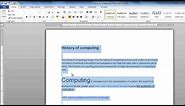 How to Remove Formatting in Word