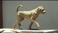 'Scout the Dog' - Clay Sculpture Step by Step - K. Barton, artist