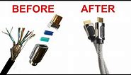 How to assemble a HDMI cable