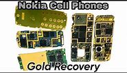 Nokia Cell Phones Gold Recovery | Recover Gold From Nokia Cell Phone Circuit Boards