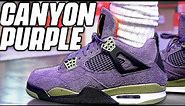 COP or NOT ? Air Jordan 4 Canyon Purple Review and On Foot in 4K !