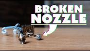 Remove Broken Nozzle from Hotend