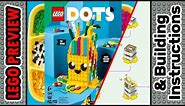 PREVIEW: 41948, LEGO DOTS, Cute Banana Pen Holder​ & Building Instructions! LEGO 2022