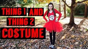 Thing 1 and Thing 2 DIY Halloween Cosutume Idea!