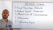 NEXUS criteria | Cervicale Fractuur Screening
