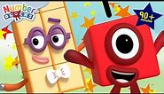 Kindergarten Math | Numberblocks - Full Episodes | 90 Minutes Compilation | 123 - Numbers Cartoon​