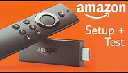 NEW Amazon Fire TV Stick with Alexa Voice Remote Setup Test