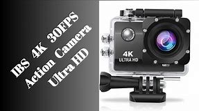 Best 4K 30FPS Underwater Action Camera Review 2024 | IBS Ultra HD Cam with 170° Wide Angle