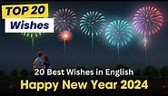 Top 20 Happy New Year Wishes in English 2024 Messages, Greetings, SMS