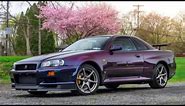 Midnight Purple II 1999 Nissan Skyline GT-R V-Spec Cold Start | Bring a Trailer