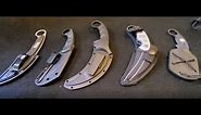 Fixed-blade Karambit Knives (Video 2 of Karambit series)