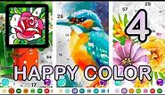 Happy Color Color By Number | Game For Adults & Kids | Part 4