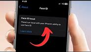 There is an issue with your iPhone ability to use Face ID | Face ID Issue Detected iPhone Pro Max