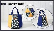 DIY Make a hexagon-shaped tote bag / free pattern / sewing tutorial [Tendersmile Handmade]