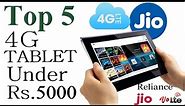 Top 5 4G Tablet Under price 5000